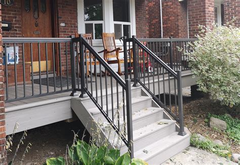 metal deck railings installation